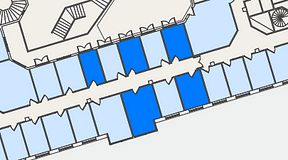 Planritning för Regus Odinsgatan 13, 5 privata rum, 55 m²