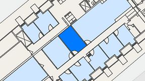 
							Planritning för Spaces Gamla Stan, 1 privata rum, 15 m²