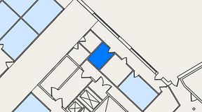 
							Planritning för United Spaces Lindholmen, 1 privata rum, 9 m²