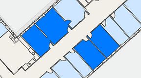 
							Planritning för Regus Svetsarvägen 15, 3 privata rum, 83 m²