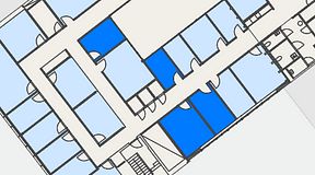 
							Planritning för Convendum Avenyn, 4 privata rum, 49 m²