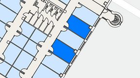 
							Planritning för Convendum Sundbyberg, 2 privata rum, 33 m²