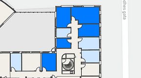 
							Planritning för Convendum Stampgatan 14, 5 privata rum, 68 m²