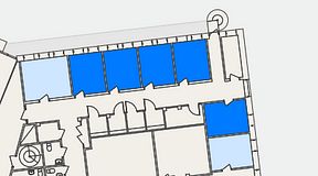 
							Planritning för Regus Saltsjö-Boo, 5 privata rum, 50 m²