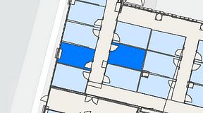 
							Planritning för Convendum Fleminggatan 18, 2 privata rum, 30 m²