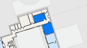 
							Planritning för Regus Adelgatan 21, 2 privata rum, 27 m²