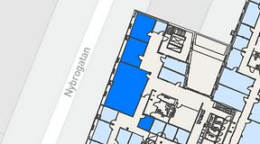 
							Planritning för Regus Östermalmstorg, 4 privata rum, 104 m²