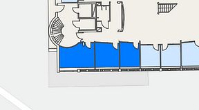 
							Planritning för Regus Täby, 3 privata rum, 39 m²