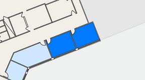 
							Planritning för Technopolis Kista, 2 privata rum, 39 m²