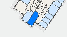 
							Planritning för Atmosfär Coworking, 1 privata rum, 20 m²