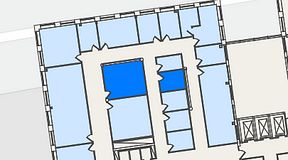 
							Planritning för Spaces Nordenskiöldsgatan, 2 privata rum, 32 m²