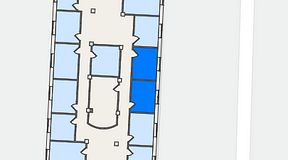 
							Planritning för Regus Triangeln Station, 2 privata rum, 22 m²