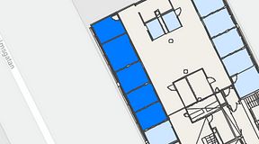 
							Planritning för Convendum Västra Järnvägsgatan 3, 5 privata rum, 56 m²
