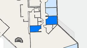 
							Planritning för Helio Frösundavik, 2 privata rum, 19 m²