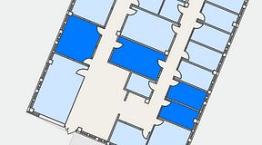 
							Planritning för Växthuset Jägershillgatan, 4 privata rum, 58 m²