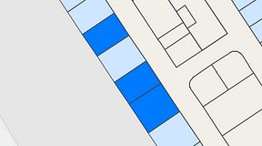 Planritning för City Office Klarabergsviadukten 70, 3 privata rum, 46 m²