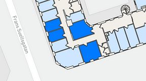 
							Planritning för Regus Adelgatan 21, 4 privata rum, 48 m²