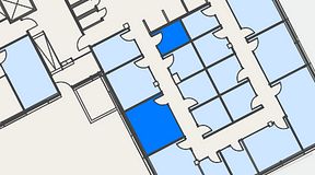 
							Planritning för Spaces Hyllie Vista, 2 privata rum, 26 m²