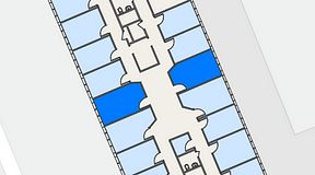
							Planritning för Regus Helsingborg Södergatan, 2 privata rum, 28 m²