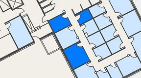 
							Planritning för Spaces Hyllie Vista, 3 privata rum, 37 m²