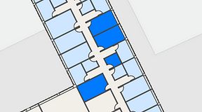
							Planritning för Regus Rotsunda, 4 privata rum, 52 m²