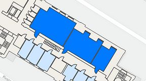 
							Planritning för iOffice Sjöbefälsskolan, 3 privata rum, 133 m²