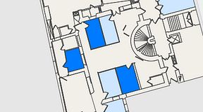 
							Planritning för Entreprenörsgatan Östra Hamngatan, 3 privata rum, 31 m²