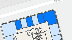 
							Planritning för Regus Östra Hamngatan, 4 privata rum, 59 m²