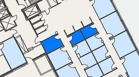 
							Planritning för Spaces Hyllie Vista, 3 privata rum, 25 m²