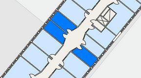 
							Planritning för Regus Almedal, 3 privata rum, 39 m²