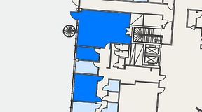 
							Planritning för Embassaden, 3 privata rum, 82 m²