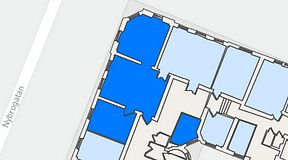 
							Planritning för Nybrogatan Business Center Nybrogatan 34, 3 privata rum, 106 m²