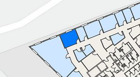 Planritning för United Spaces Helsingborg, 1 privata rum, 18 m²