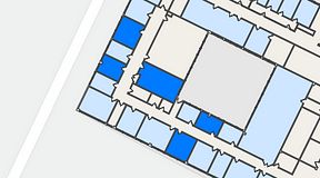 
							Planritning för Quick Office Älvsjö, 5 privata rum, 82 m²