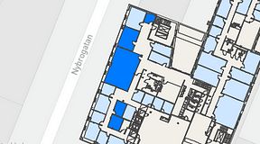 
							Planritning för Regus Östermalmstorg, 5 privata rum, 101 m²