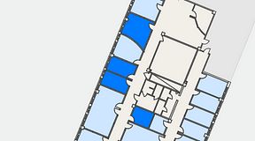 
							Planritning för Växthuset Jägershillgatan, 4 privata rum, 44 m²