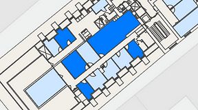 
							Planritning för Spaces Gamla Stan, 5 privata rum, 105 m²