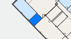 
							Planritning för FirstOffice Kanalvägen 17, 1 privata rum, 12 m²