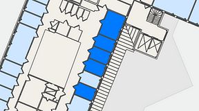 
							Planritning för FASTOFFICE Johanneslundsvägen 12, 5 privata rum, 49 m²