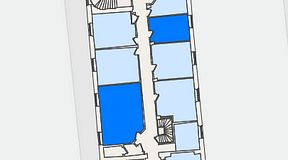 
							Planritning för KG10 Kungsgatan 8, 2 privata rum, 44 m²