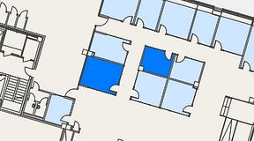 
							Planritning för Spaces Umami Park Sundbyberg, 2 privata rum, 28 m²