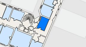 
							Planritning för Nybrogatan Business Center Nybrogatan 6, 1 privata rum, 14 m²