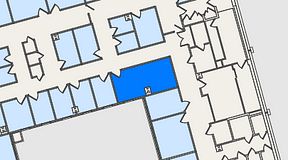 
							Planritning för United Spaces Östra Hamngatan, 1 privata rum, 23 m²