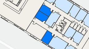 
							Planritning för Convendum Sundbyberg, 3 privata rum, 47 m²