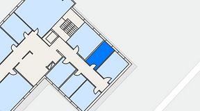 
							Planritning för Dockside Office & Coworking, 1 privata rum, 10 m²