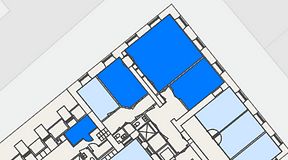 
							Planritning för Spaces Gamla Stan, 4 privata rum, 87 m²