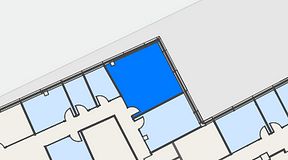 
							Planritning för Spaces Hyllie Vista, 1 privata rum, 37 m²
