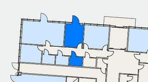 
							Planritning för Embassaden, 2 privata rum, 19 m²