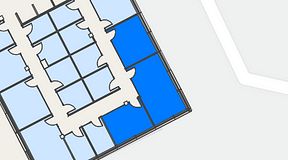 
							Planritning för Spaces Hyllie Vista, 3 privata rum, 63 m²