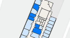 
							Planritning för Växthuset Jägershillgatan, 5 privata rum, 64 m²